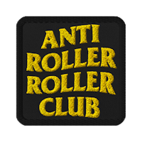anti roller roller club patch